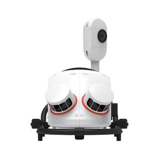 Rear view of the Leica Pegasus TRK300, showcasing its dual scanners optimized for long-range mobile mapping, ensuring high-density point cloud coverage for infrastructure measurement and asset documentation.